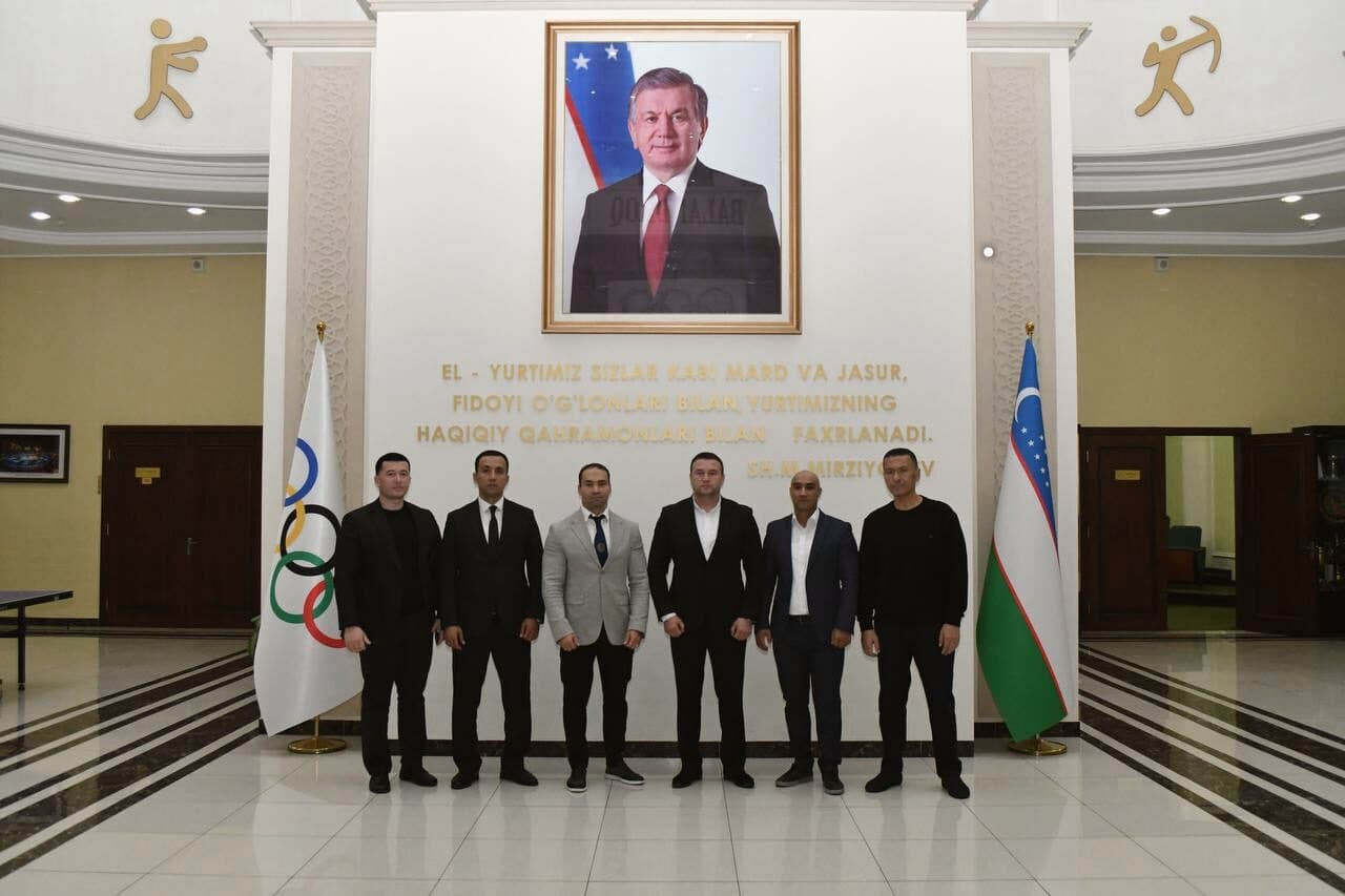 Federation delegation at the NOC of Uzbekistan