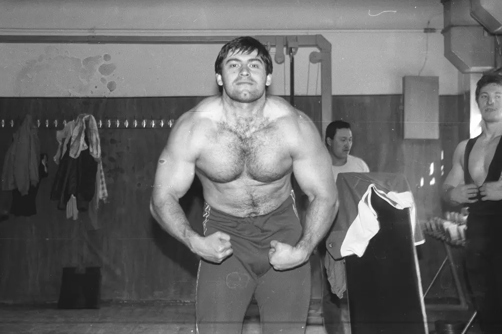 Yuri Dementyev, a 1988 photograph from the Sparta club in Tashkent